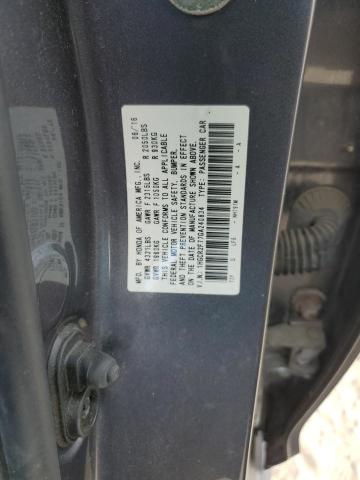 VIN 1HGCR2F77GA240834 2016 Honda Accord, EX no.12