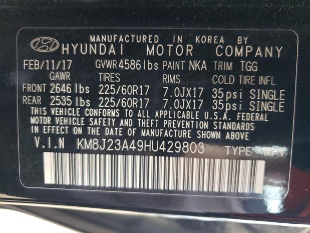 2017 HYUNDAI TUCSON SE - KM8J23A49HU429803