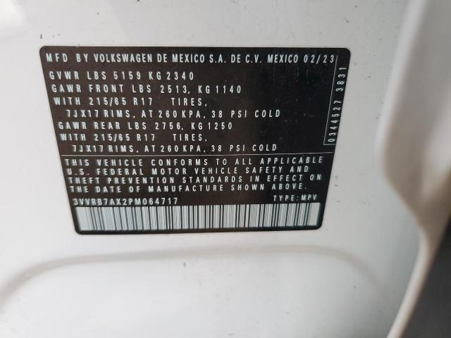 2023 VOLKSWAGEN TIGUAN S - 3VVRB7AX2PM064717