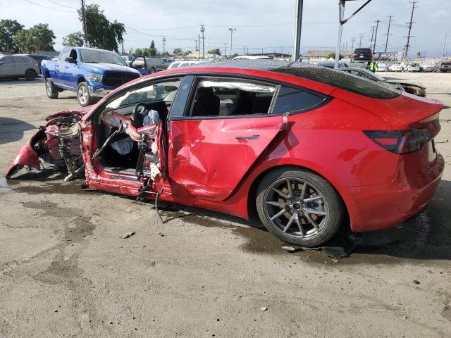 TESLA MODEL 3 2022 red  electric 5YJ3E1EA3NF131499 photo #3