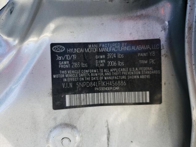 2019 HYUNDAI ELANTRA SE - 5NPD84LF1KH456886