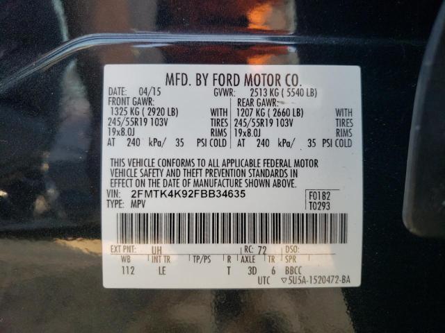2015 FORD EDGE TITAN - 2FMTK4K92FBB34635