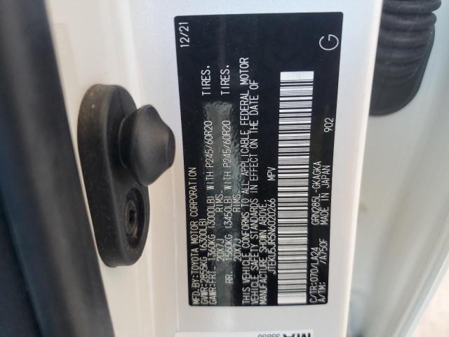 2022 TOYOTA 4RUNNER LI JTEKU5JR5N6020266