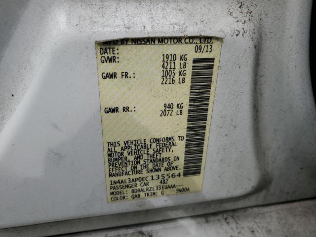 VIN 1N4AL3AP0EC135564 2014 Nissan Altima, 2.5 no.12