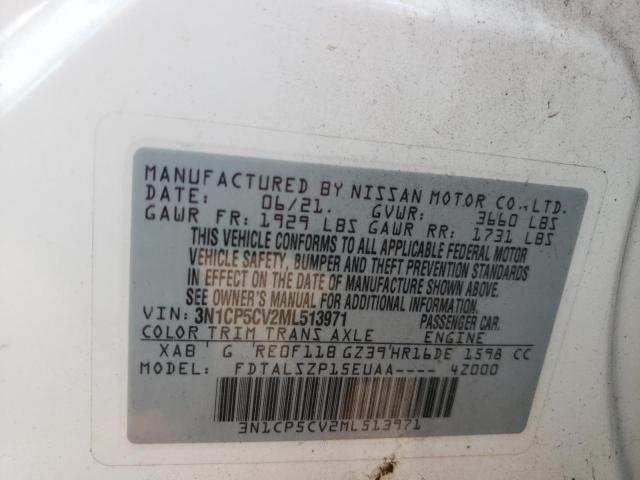 2021 NISSAN KICKS SV - 3N1CP5CV2ML513971