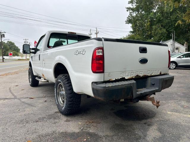 FORD F250 SUPER 2008 white pickup gas 1FTNF21558EE52454 photo #3