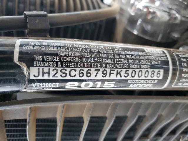 2015 HONDA VT1300 CT JH2SC6679FK500086