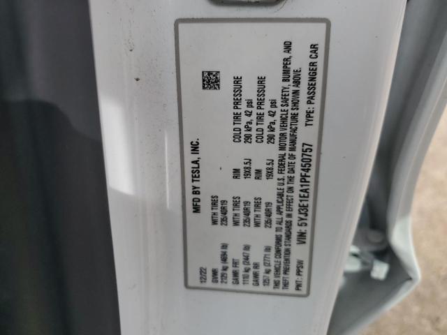 2023 TESLA MODEL 3 - 5YJ3E1EA1PF450757