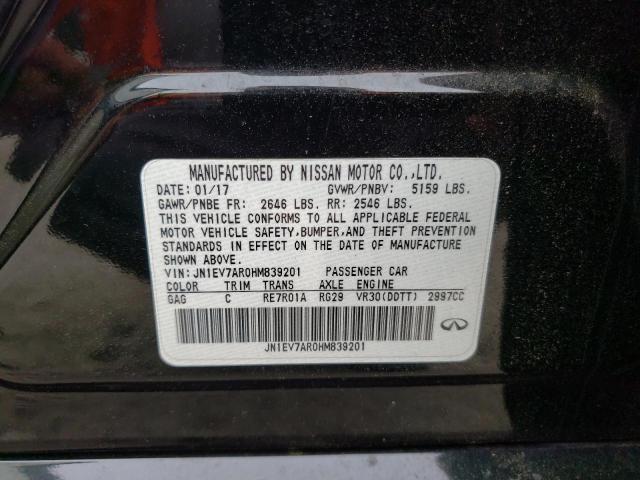 2017 INFINITI Q50 PREMIU - JN1EV7AR0HM839201