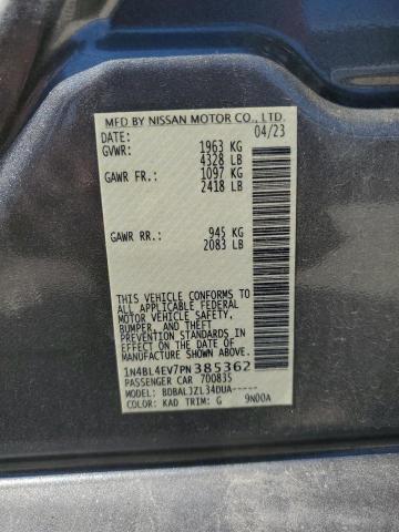 2023 NISSAN ALTIMA SL - 1N4BL4EV7PN385362