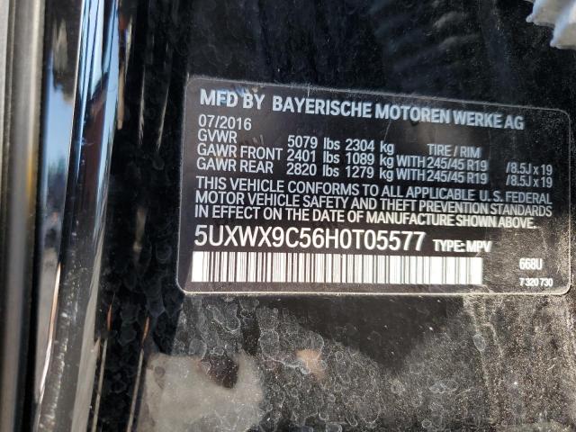 VIN 5UXWX9C56H0T05577 2017 BMW X3, Xdrive28I no.13