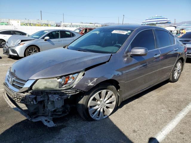 HONDA ACCORD EXL 2015 charcoal sedan 4d gas 1HGCR2F85FA194010 photo #1