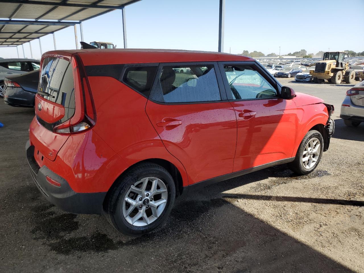 KIA SOUL LX 2021 red  gas KNDJ23AU5M7777496 photo #4