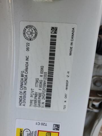 2022 HONDA CIVIC SPOR - 2HGFE2F59NH123505