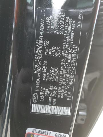 2023 HYUNDAI TUCSON LIM - 5NMJE3AE0PH189017