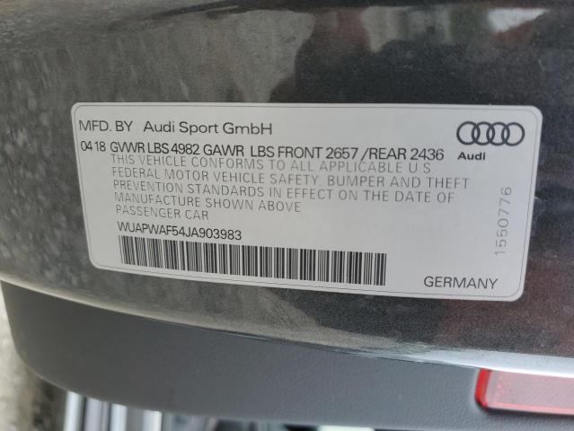 2018 AUDI RS5 WUAPWAF54JA903983