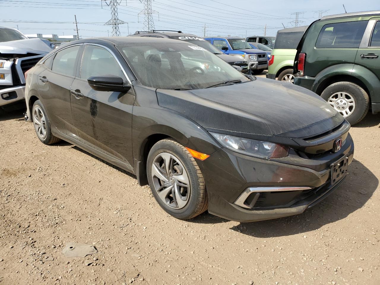 Lot #2938291736 2021 HONDA CIVIC LX