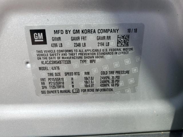 2019 BUICK ENCORE ESS - KL4CJCSM5KB772328