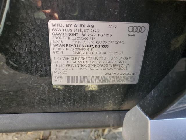 2018 AUDI Q5 PREMIUM - WA1BNAFYXJ2055407