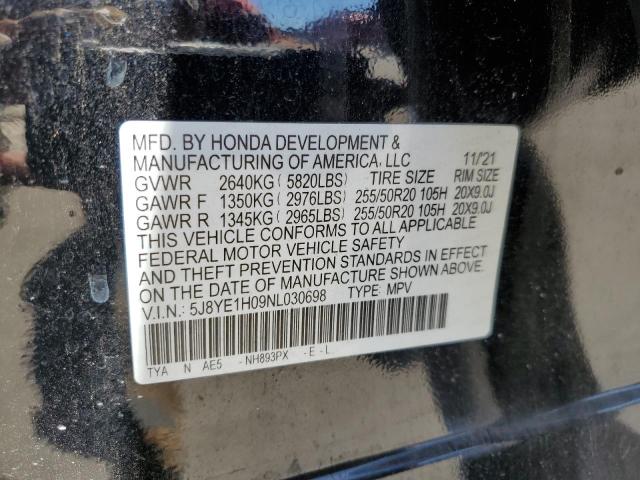 2022 ACURA MDX A-SPEC - 5J8YE1H09NL030698