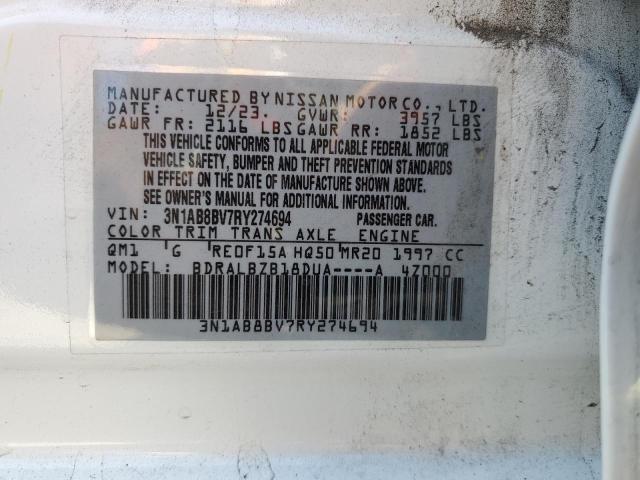 2024 NISSAN SENTRA S - 3N1AB8BV7RY274694