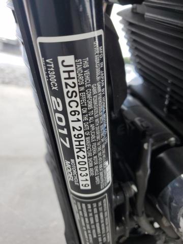 2017 HONDA VT1300 CX - JH2SC6129HK200319