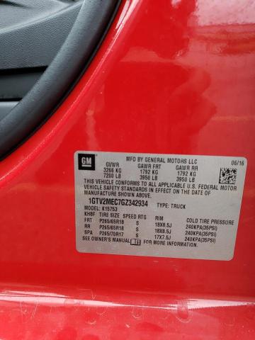 2016 GMC SIERRA K15 - 1GTV2MEC7GZ342934