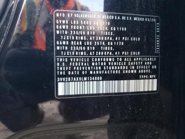 2020 VOLKSWAGEN TIGUAN SE - 3VV2B7AX9LM134600
