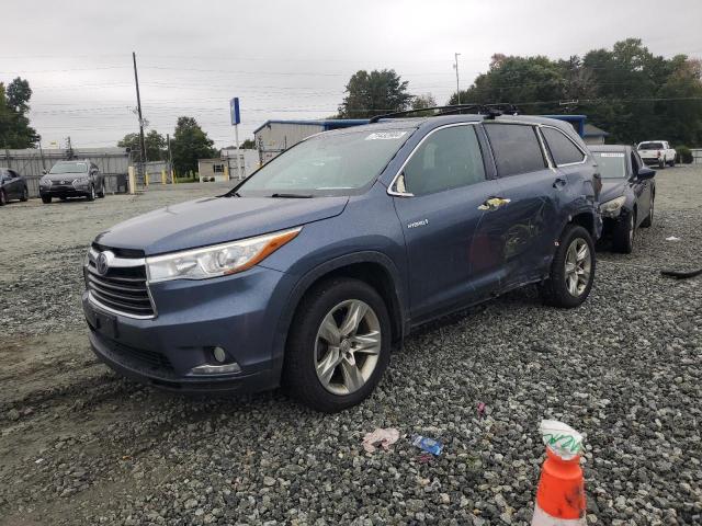 VIN 5TDDCRFH8ES004392 2014 Toyota Highlander, Hybri... no.1