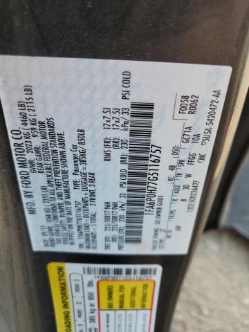 2016 FORD FUSION SE - 1FA6P0H77G5116757