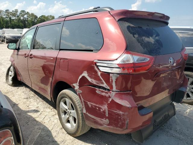 TOYOTA SIENNA LE 2018 burgundy  gas 5TDKZ3DC5JS908611 photo #3