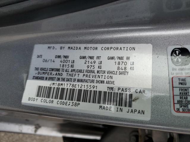 VIN JM1BM1T78E1215591 2014 Mazda 3, SV no.12