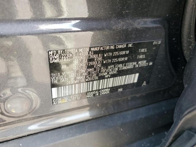 VIN 2T3EWRFV8LW069286 2020 Toyota RAV4, Xse no.13