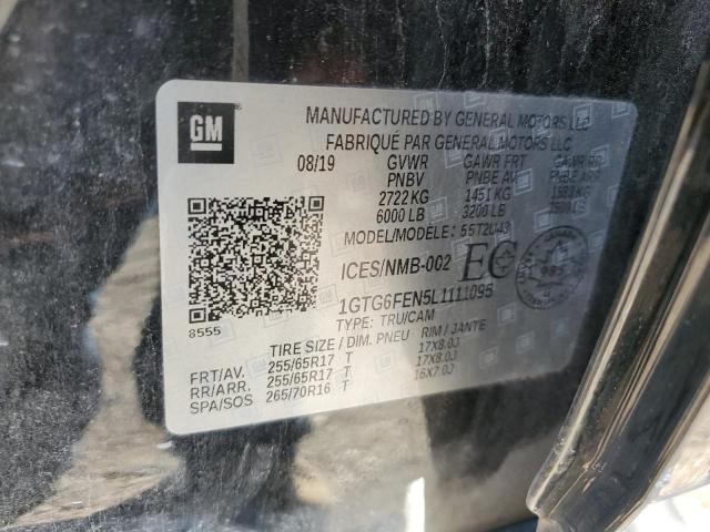 2020 GMC CANYON ALL 1GTG6FEN5L1111095