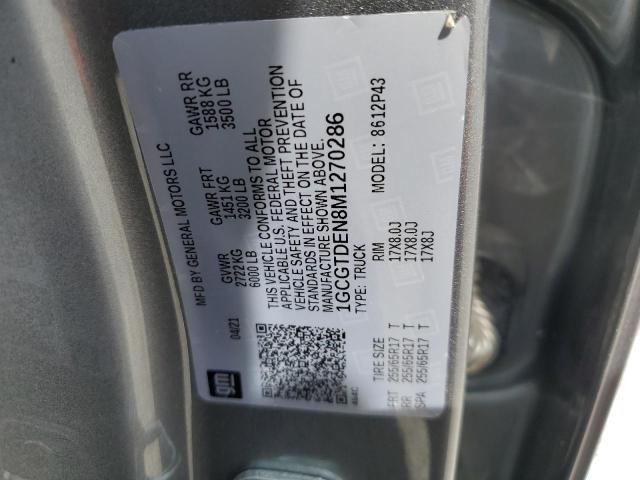 2021 CHEVROLET COLORADO Z - 1GCGTDEN8M1270286