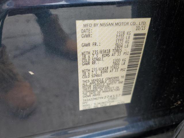 2015 NISSAN MURANO S - 5N1AZ2MG7FN274557