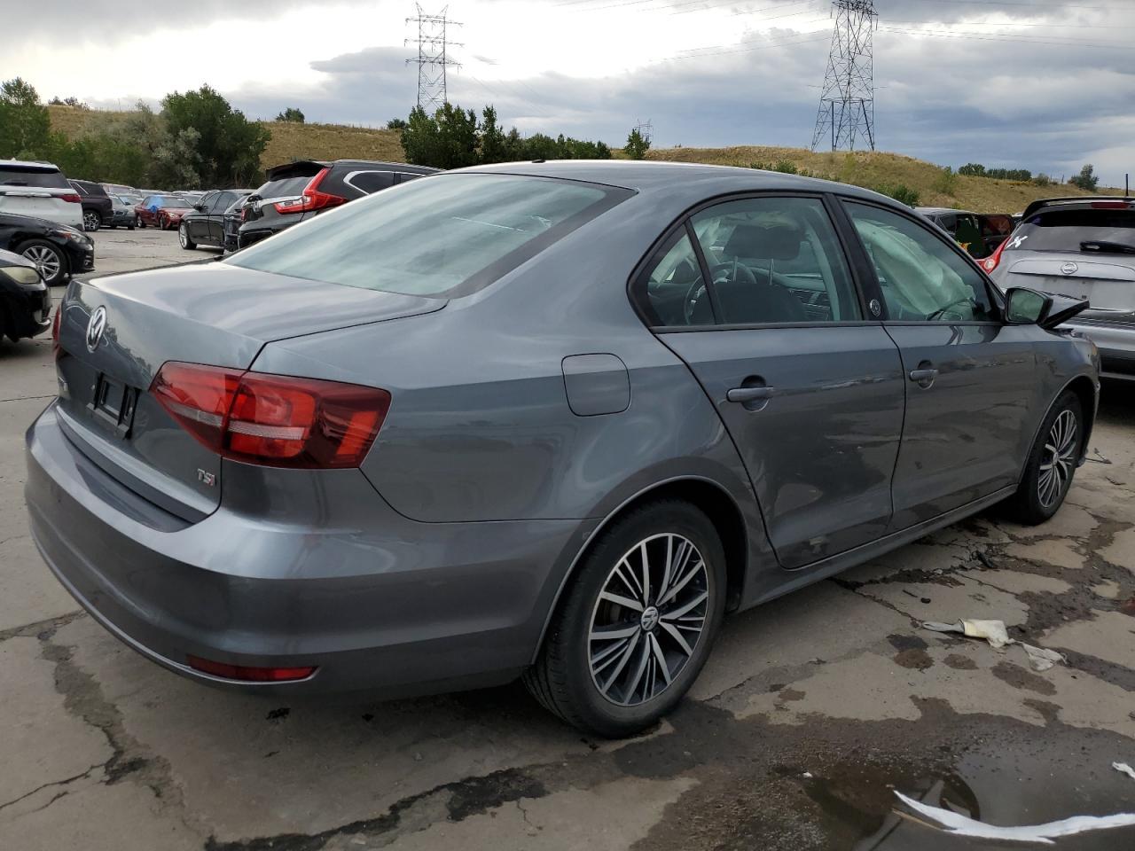 VOLKSWAGEN JETTA SE 2018 gray  gas 3VWDB7AJ9JM251834 photo #4