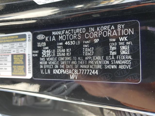 VIN KNDPM3AC8L7777244 2020 KIA SPORTAGE no.13