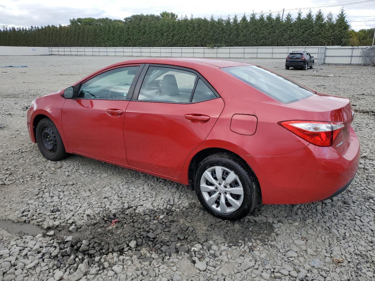 TOYOTA COROLLA L 2015 red  gas 2T1BURHE4FC277220 photo #3