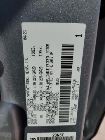 2023 TOYOTA TUNDRA CRE - 5TFJC5DB1PX028931