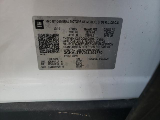 2020 GMC TERRAIN SL - 3GKALTEV0LL194770