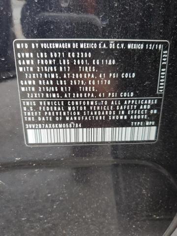 2019 VOLKSWAGEN TIGUAN SE - 3VV2B7AX6KM058784