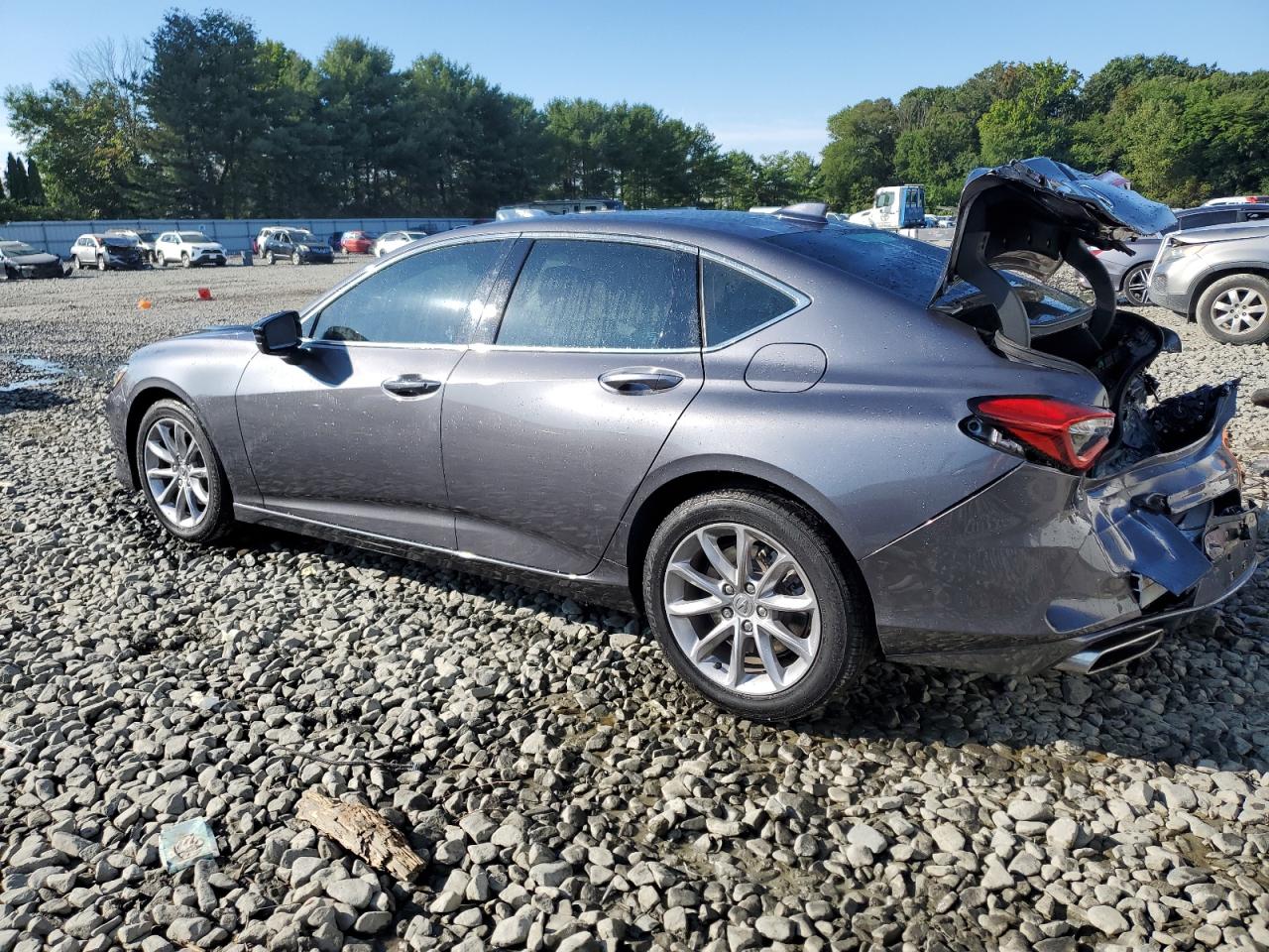 ACURA TLX 2023 gray  gas 19UUB5F34PA005444 photo #3