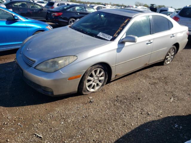 LEXUS ES 300 2002 silver  gas JTHBF30G220083874 photo #1