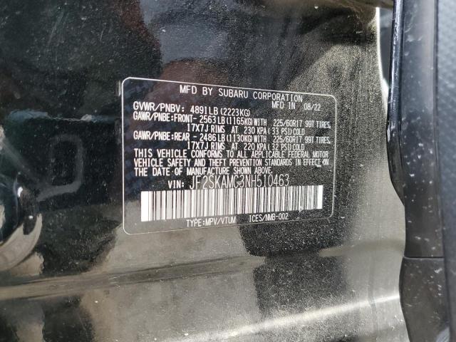 2022 SUBARU FORESTER W - JF2SKAMC3NH510463