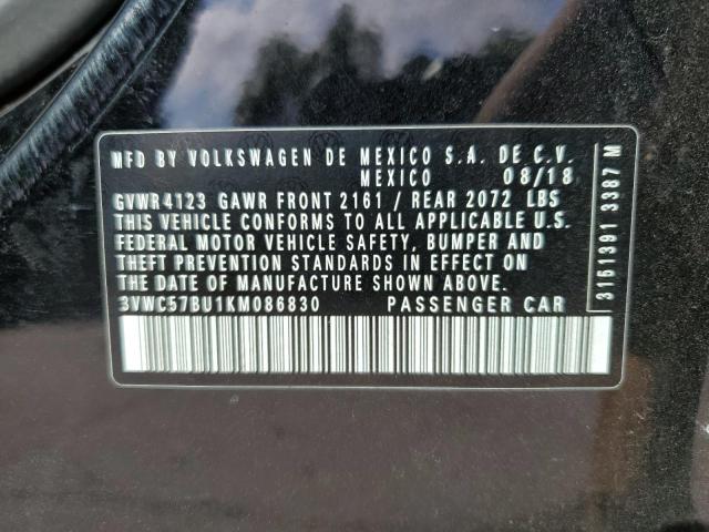 VIN 3VWC57BU1KM086830 2019 Volkswagen Jetta, S no.13