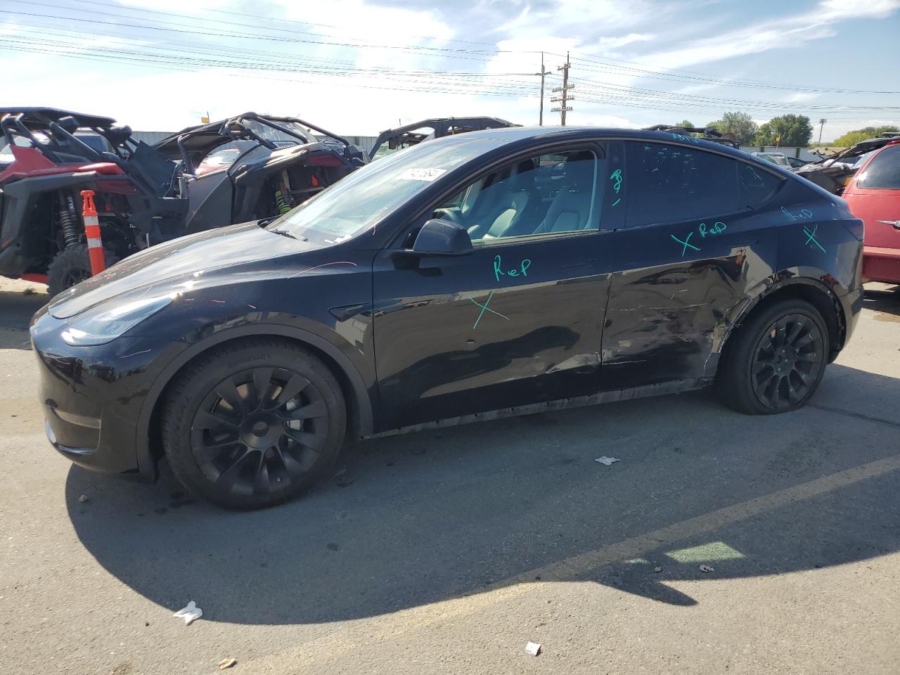 5YJYGAEE0MF196621 TESLA Y 2021