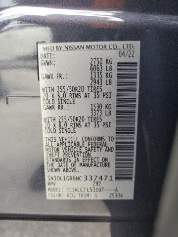 2022 INFINITI QX60 SENSO - 5N1DL1GR6NC337471