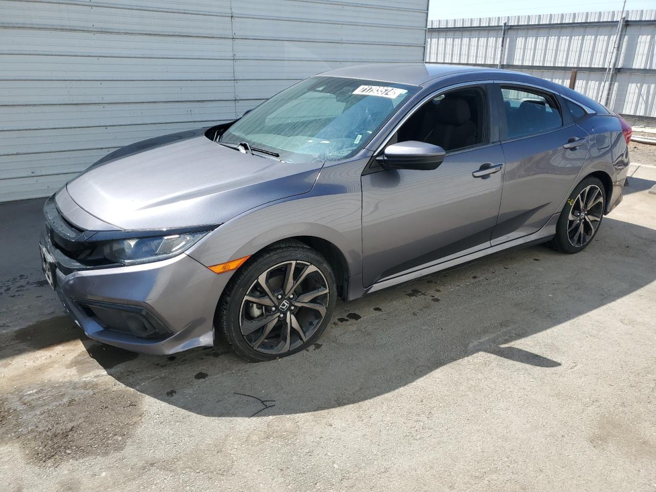 Lot #2888158302 2021 HONDA CIVIC SPOR