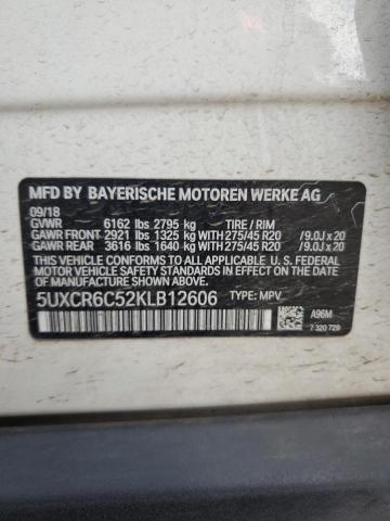 2019 BMW X5 XDRIVE4 - 5UXCR6C52KLB12606